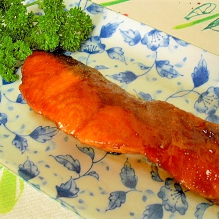 ★鮭の甘辛生姜焼きでご飯が進む